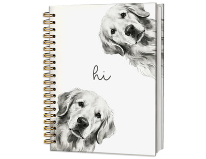 Penguin Notebook Journal,Cute Animal Notebook Journal for School Women Teen Girls Kids,Gifts for Penguin Lovers,Hardcover Spiral Notebooks for Work Notes Journaling,5.5x8.3 Inch