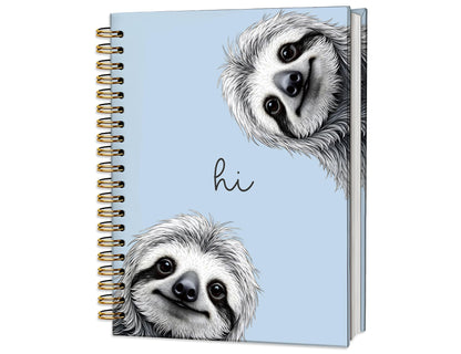 Penguin Notebook Journal,Cute Animal Notebook Journal for School Women Teen Girls Kids,Gifts for Penguin Lovers,Hardcover Spiral Notebooks for Work Notes Journaling,5.5x8.3 Inch
