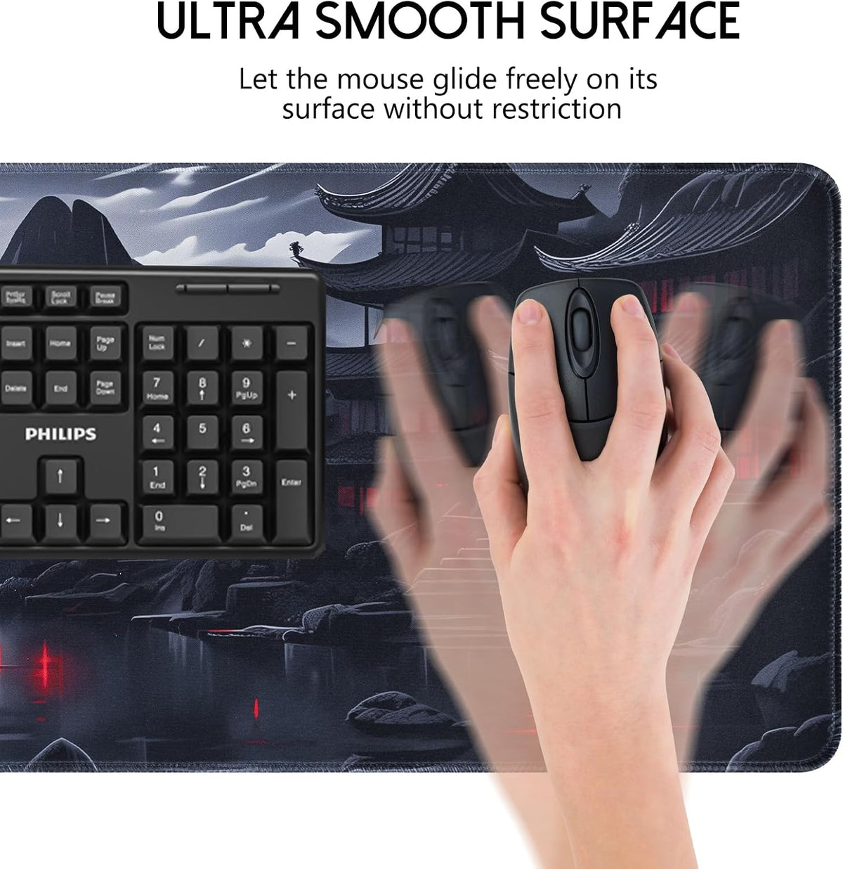 Large Gaming Mouse Pad,Anime Mousepad Suitable for Home Office School