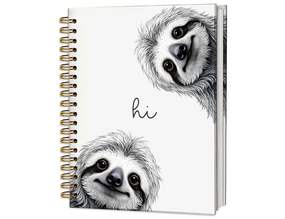 Penguin Notebook Journal,Cute Animal Notebook Journal for School Women Teen Girls Kids,Gifts for Penguin Lovers,Hardcover Spiral Notebooks for Work Notes Journaling,5.5x8.3 Inch