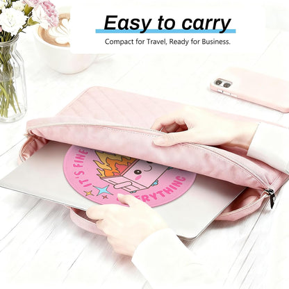 Gctriki Pink Round Mouse Pads for Desk, Cute Office Decor for Women 8.6 in