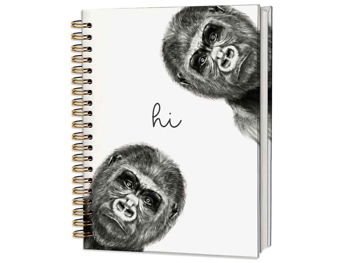 Penguin Notebook Journal,Cute Animal Notebook Journal for School Women Teen Girls Kids,Gifts for Penguin Lovers,Hardcover Spiral Notebooks for Work Notes Journaling,5.5x8.3 Inch