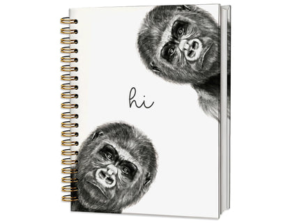 Penguin Notebook Journal,Cute Animal Notebook Journal for School Women Teen Girls Kids,Gifts for Penguin Lovers,Hardcover Spiral Notebooks for Work Notes Journaling,5.5x8.3 Inch