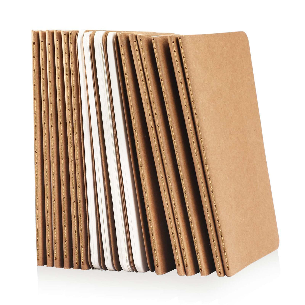 Oucaru 16PCS Mini Notebooks Bulk, Small Pocket Notebook, 3.5"x5.5" Blank