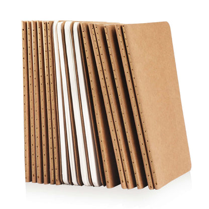 Oucaru 16PCS Mini Notebooks Bulk, Small Pocket Notebook, 3.5"x5.5" Blank