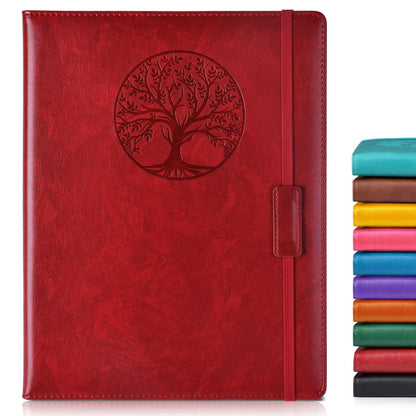Biuwory Leather Journal Notebook,256 Thick Lined Pages,Hardcover 5.7"×8.3"