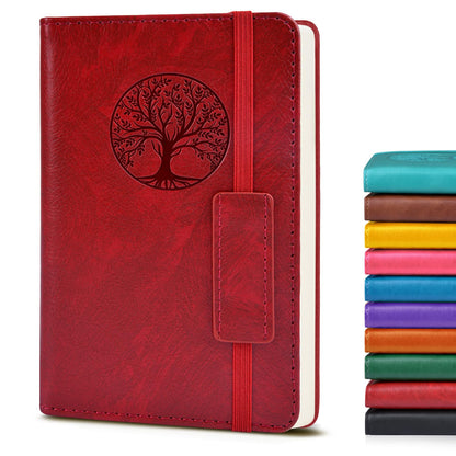 Biuwory Leather Journal Notebook,256 Thick Lined Pages,Hardcover 5.7"×8.3"