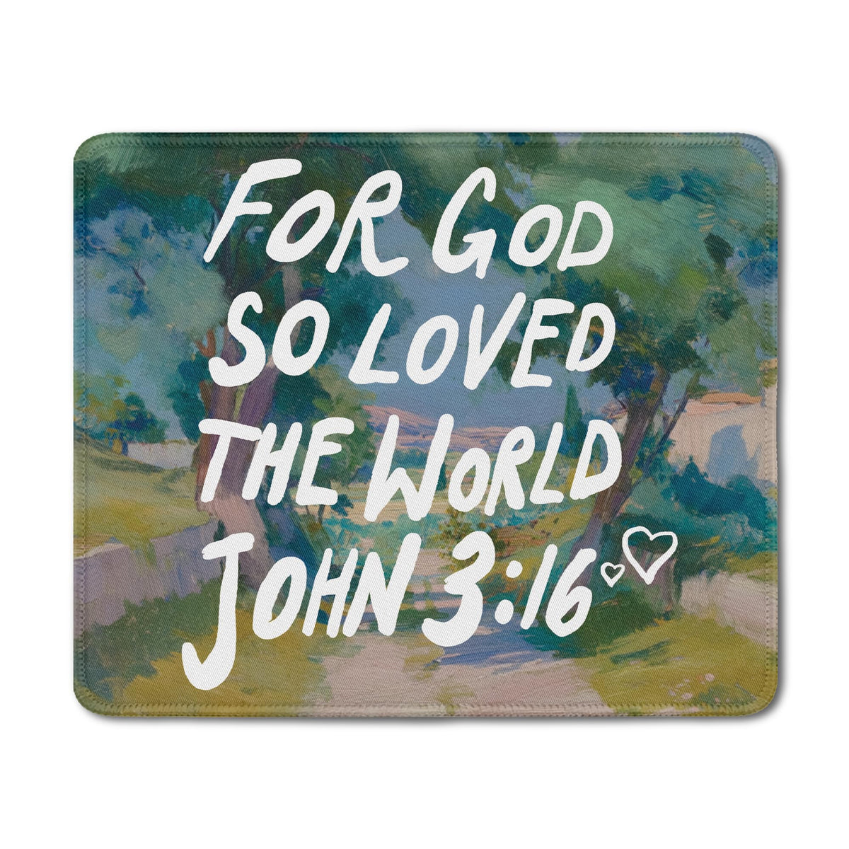 Inspirational Christian God Says I Am Mouse Pad, Minimalist Boho Floral Bible Verse Affirmation Mouse Pads Mousepad for Home Office Dorm Computers Laptop Supplies Desk Accessories, 9.5x7.9 Inch