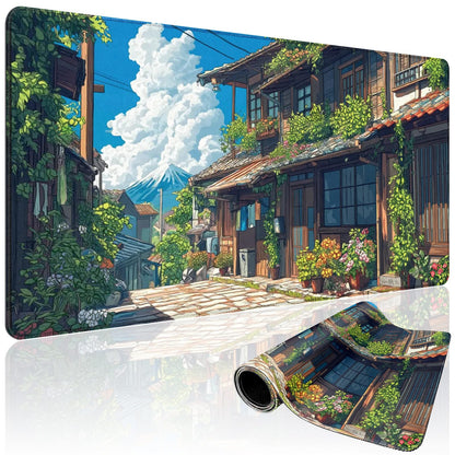 Mystical Gothic Library Large Gaming Mouse Pad Desk Mat 31.5x15.7