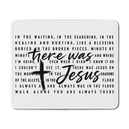 Inspirational Christian God Says I Am Mouse Pad, Minimalist Boho Floral Bible Verse Affirmation Mouse Pads Mousepad for Home Office Dorm Computers Laptop Supplies Desk Accessories, 9.5x7.9 Inch