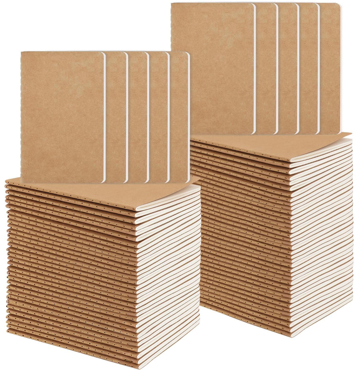 Oucaru 16PCS Mini Notebooks Bulk, Small Pocket Notebook, 3.5"x5.5" Blank