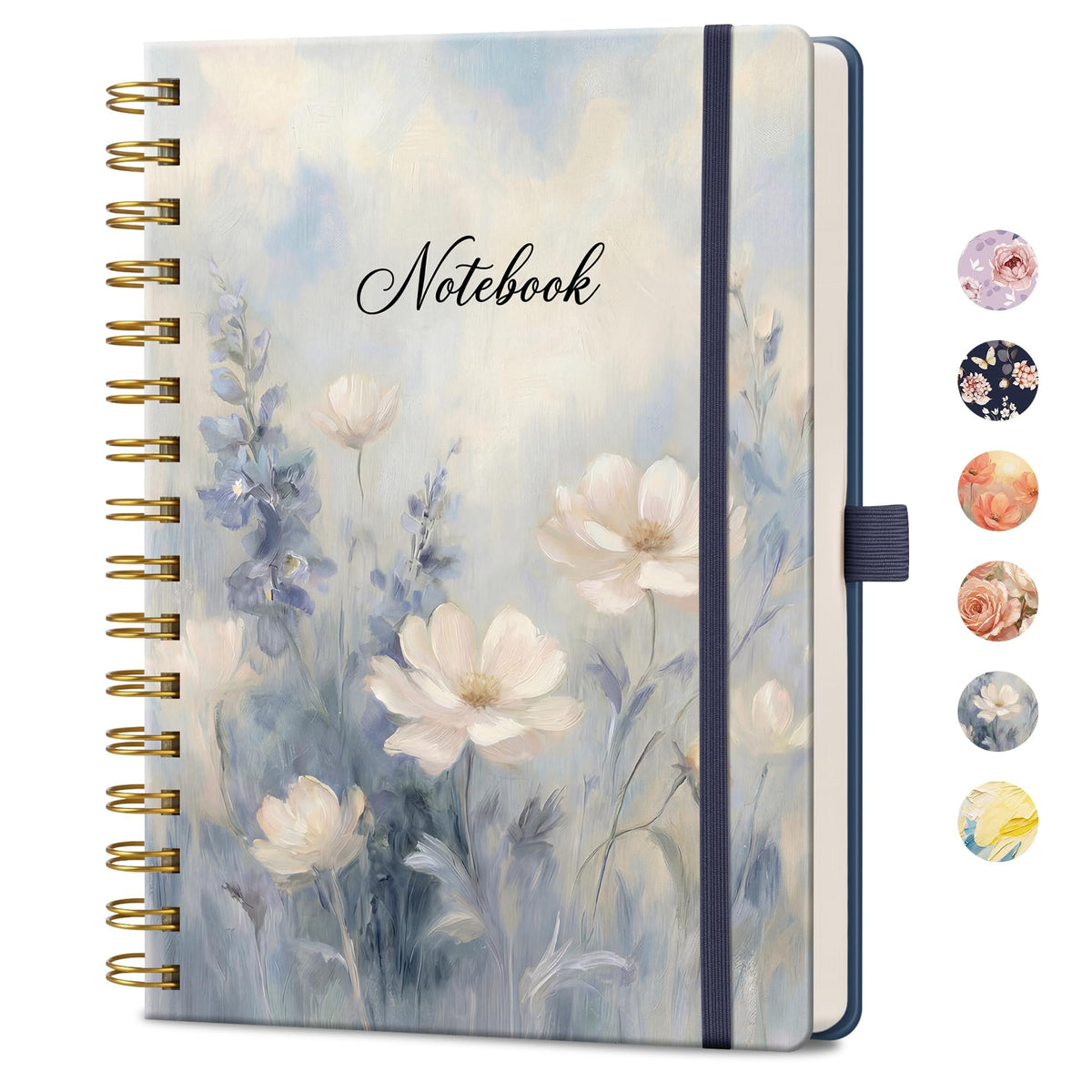 AHGXG Spiral Journal Notebook, 160 Lined Pages, A5 Size (5.7'' x 8.3'')