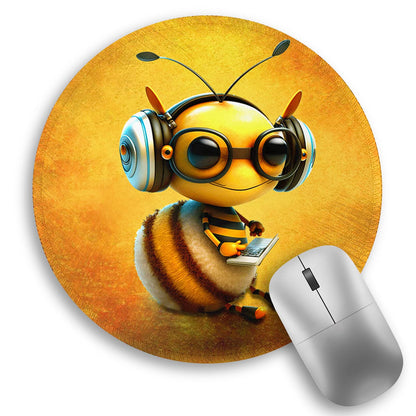 Inspirational Quote Work Mouse Pad, Positive Small Round Mousepad