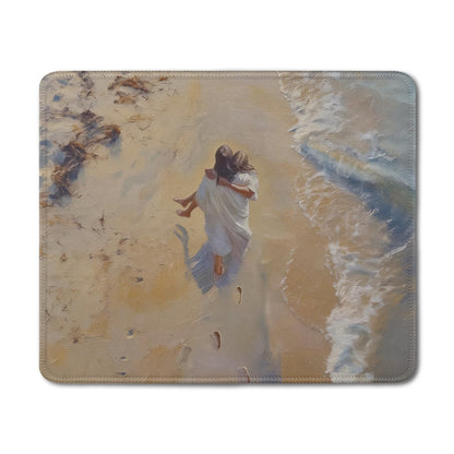 Inspirational Christian God Says I Am Mouse Pad, Minimalist Boho Floral Bible Verse Affirmation Mouse Pads Mousepad for Home Office Dorm Computers Laptop Supplies Desk Accessories, 9.5x7.9 Inch