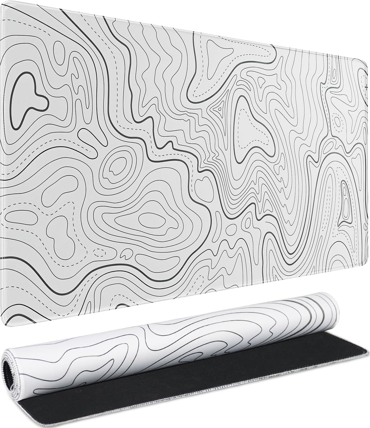 Large Gaming Mouse Pad, Waterproof Extra Large Mousepad with Stitched Edges