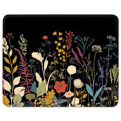ITNRSIIET Mouse Pad with Stitched Edge Premium Textured Smooth Precise Operation Waterproof Washable Non-Slip Rubber Base Desktop Protection Mat, 10.2×8.3×0.12 inches, Palm Texture