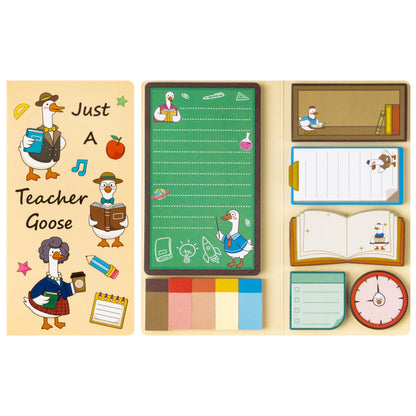 B1ykin Sticky Notes Set - 550 Sheets Memo Writing Pad Cat Floral Design