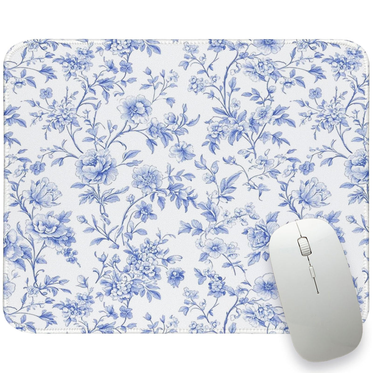 UTELKA Retro Boho Flroal Mouse Pad, Cute Mousepad for Desk Women 10x8
