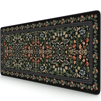 iCasso Desk Mat,Mouse Pad for Office Decor,35.4x15.7in,Deep Green
