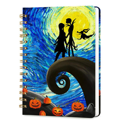 Lined Spiral Journal Notebook for Work A5, 160 Pages, Explosive Cat