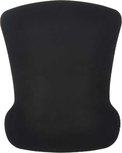 Amazon Basics Ergonomic Mouse Pad with Wrist Support for Pain Relief, Gel-Filled Cushion, Non-Slip Rubber Grip Base, 10.1 x 8.1 Inches, Black