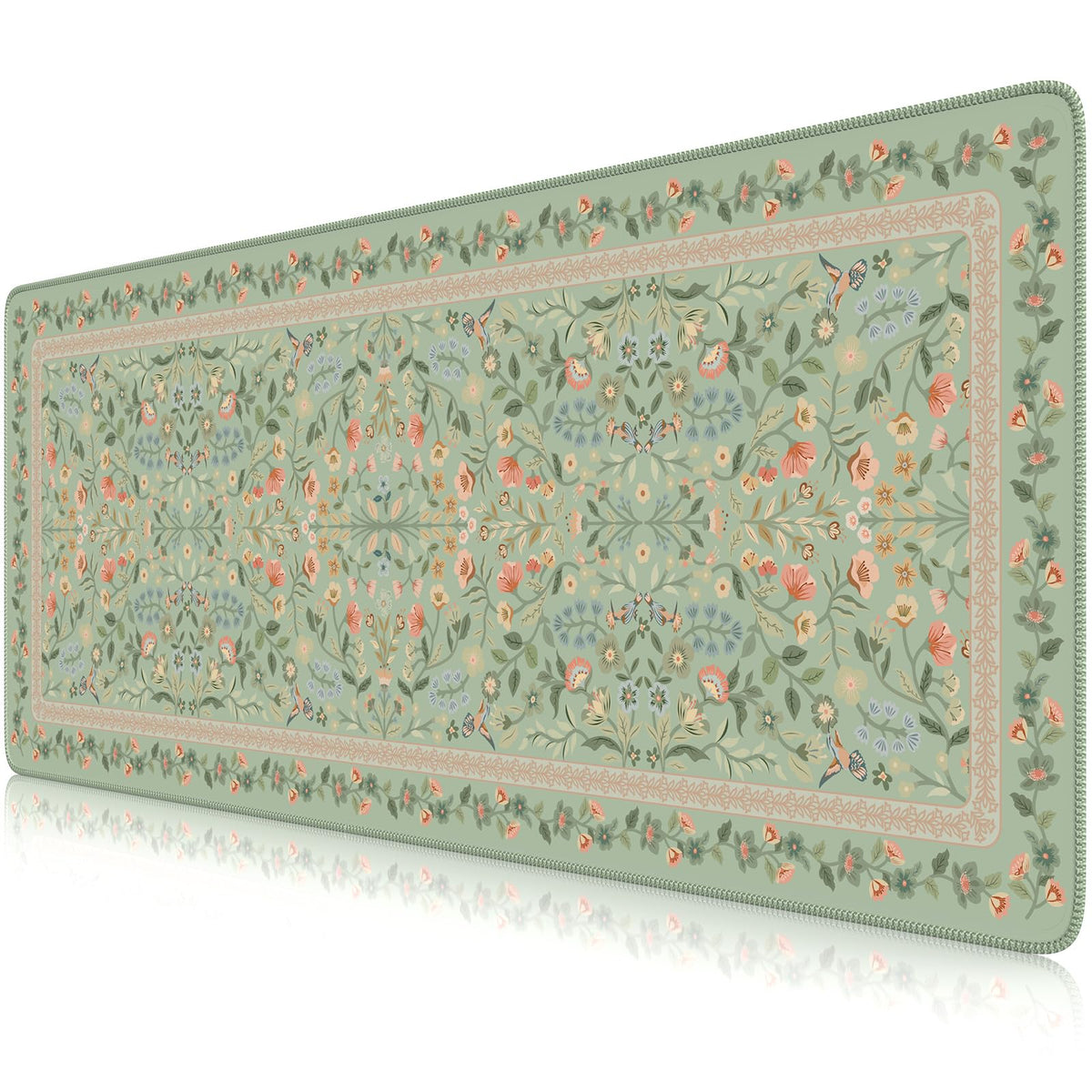 iCasso Desk Mat,Mouse Pad for Office Decor,35.4x15.7in,Deep Green