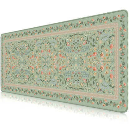 iCasso Desk Mat,Mouse Pad for Office Decor,35.4x15.7in,Deep Green