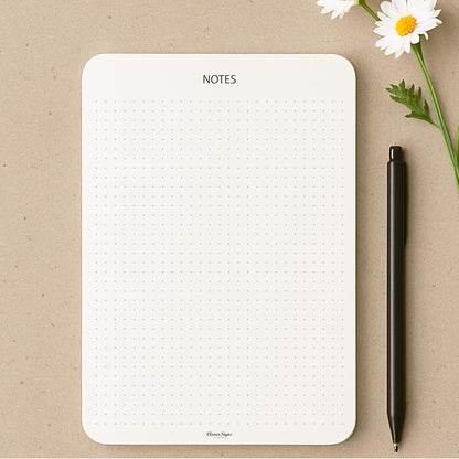 CLEVER SIGNS Memo Pads A5 Size (8.3" x 5.8") – 2-Pack, 50 Sheets Each, Premium Quality Paper with Cardboard Back Support – Perfect for Planning, Note-taking, Journaling, and Organizing