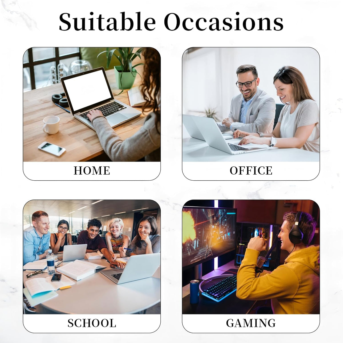 Hancynir Funny Mouse Pad for Desk, Cute Dumpster on Fire Round Mousepad