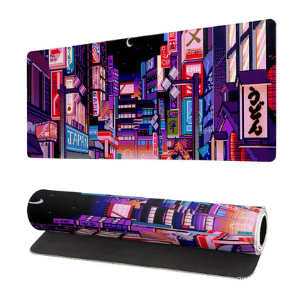 Topographic Contour Extended Big Mouse Pad Large,Gaming Mouse Pad Desk Pad,27.6x11.8 Inch Long Computer Keyboard Mouse Mat Mousepad with 3mm Non-Slip Base and Stitched Edge for Gaming and Office
