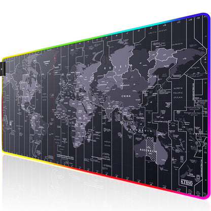 KTRIO Large Gaming Mouse Pad Desk Mat for Gamer, 31.5" x 11.8", Black, XL