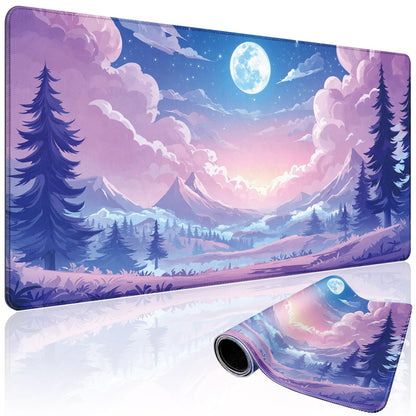 Mystical Gothic Library Large Gaming Mouse Pad Desk Mat 31.5x15.7
