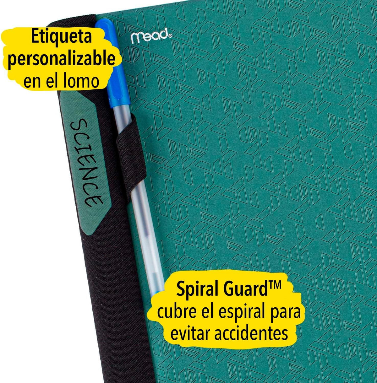 Five Star Advance Spiral Notebook + Study App, 5 Subject, College Ruled Paper, 8-1/2" x 11", 200 Sheets, Spiral Guard, Movable Tabbed Dividers, Seaglass Green (73148)