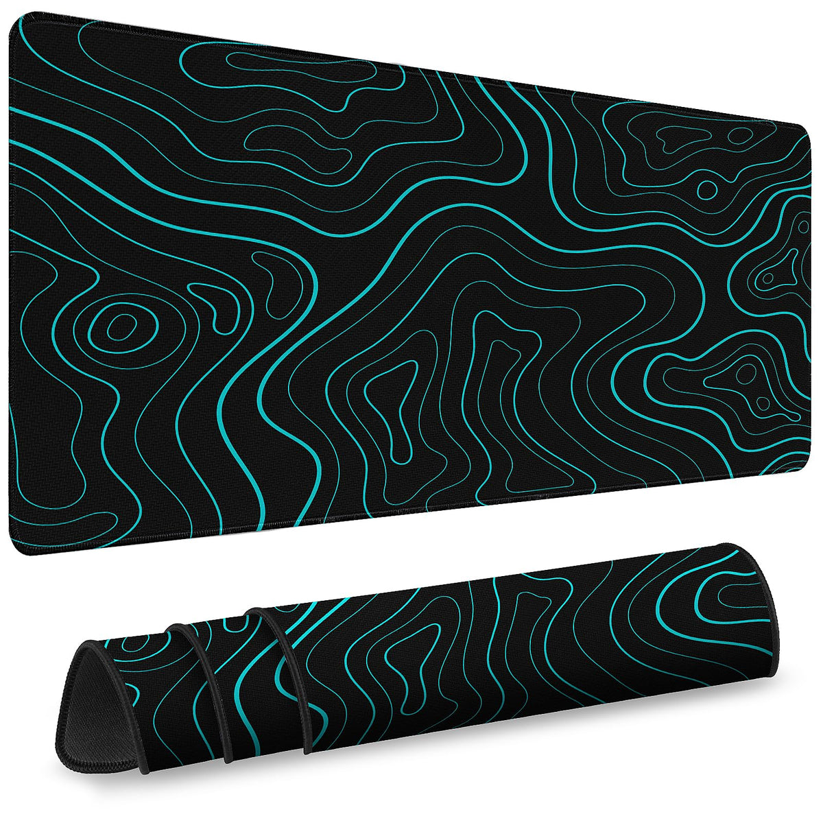 Gaming Mouse Pad, Desk Mat for Keyboard and Mouse, Large Mouse Pad for Desk, Computer Mousepad