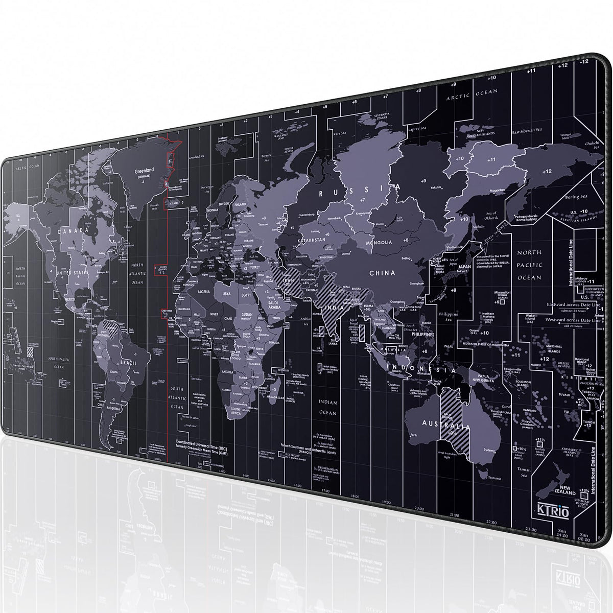 KTRIO Large Gaming Mouse Pad Desk Mat for Gamer, 31.5" x 11.8", Black, XL
