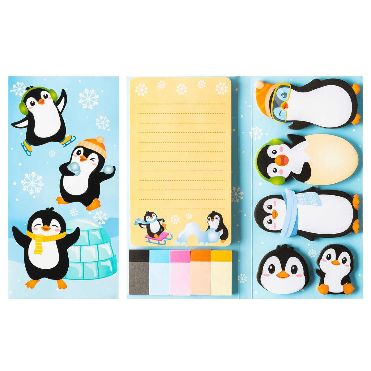 B1ykin Sticky Notes Set - 550 Sheets Memo Writing Pad Cat Floral Design