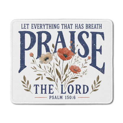 Inspirational Christian God Says I Am Mouse Pad, Minimalist Boho Floral Bible Verse Affirmation Mouse Pads Mousepad for Home Office Dorm Computers Laptop Supplies Desk Accessories, 9.5x7.9 Inch