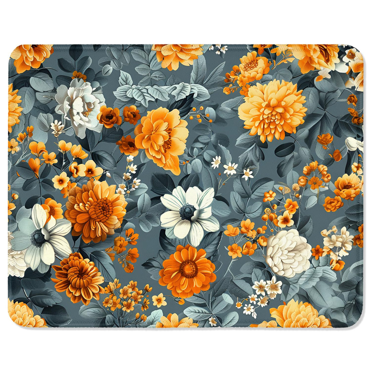 ITNRSIIET Mouse Pad with Stitched Edge Premium Textured Smooth Precise Operation Waterproof Washable Non-Slip Rubber Base Desktop Protection Mat, 10.2×8.3×0.12 inches, Palm Texture