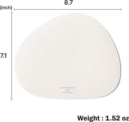 GREEDY FARMERS Mouse pad, Non-Slip Washable Waterproof Computer Mouse pad (Vanilla Cream)