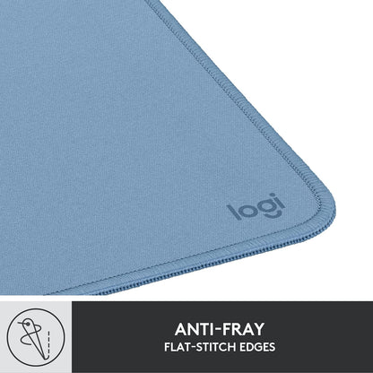 Logitech Studio Series Small Mouse Pad, Anti-Slip 9x8 Inches, Blue Grey