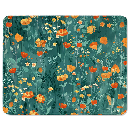 ITNRSIIET Mouse Pad with Stitched Edge Premium Textured Smooth Precise Operation Waterproof Washable Non-Slip Rubber Base Desktop Protection Mat, 10.2×8.3×0.12 inches, Palm Texture