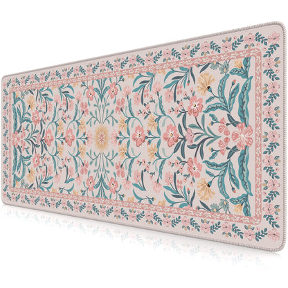 iCasso Desk Mat,Mouse Pad for Office Decor,35.4x15.7in,Deep Green