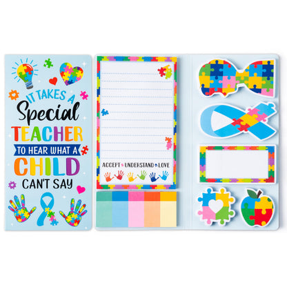 B1ykin Sticky Notes Set - 550 Sheets Memo Writing Pad Cat Floral Design