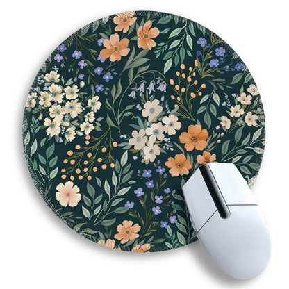 Gctriki Pink Round Mouse Pads for Desk, Cute Office Decor for Women 8.6 in