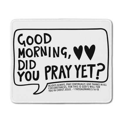Inspirational Christian God Says I Am Mouse Pad, Minimalist Boho Floral Bible Verse Affirmation Mouse Pads Mousepad for Home Office Dorm Computers Laptop Supplies Desk Accessories, 9.5x7.9 Inch