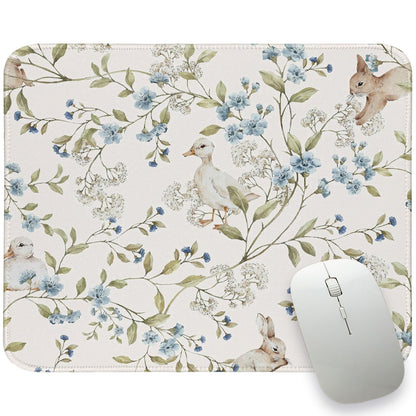 UTELKA Retro Boho Flroal Mouse Pad, Cute Mousepad for Desk Women 10x8