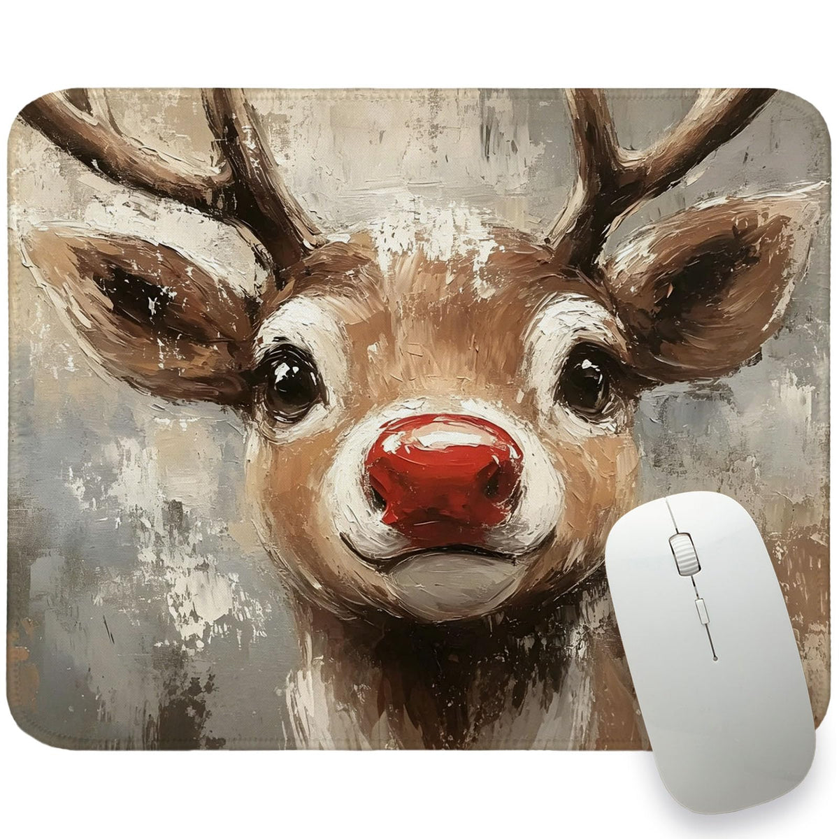 UTELKA Retro Boho Flroal Mouse Pad, Cute Mousepad for Desk Women 10x8