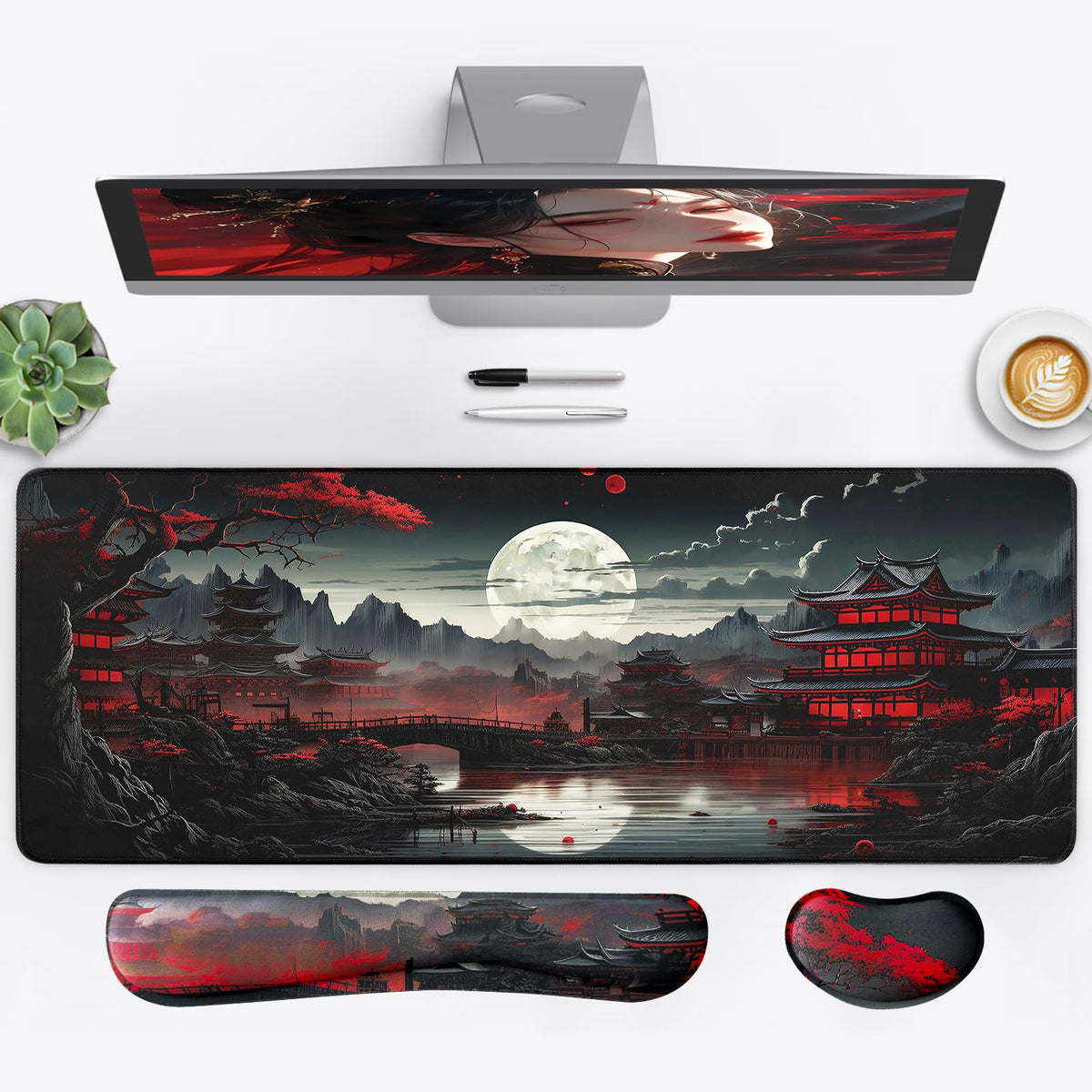 Large Gaming Mouse Pad,Anime Mousepad Suitable for Home Office School