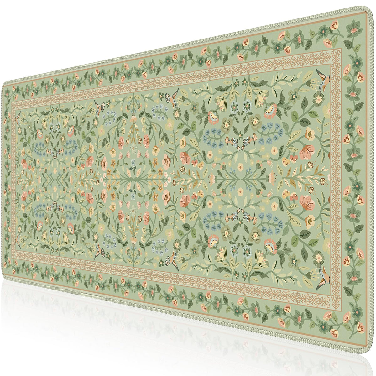 iCasso Desk Mat,Mouse Pad for Office Decor,35.4x15.7in,Deep Green