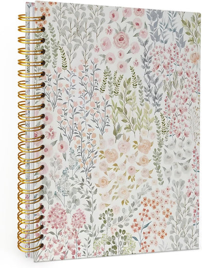 Cute Notebook, Aesthetic Spiral Notebook Journal for Women